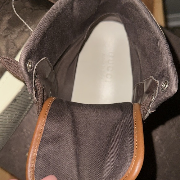 Gucci men’s high top sneakers size 10 - Picture 9 of 13